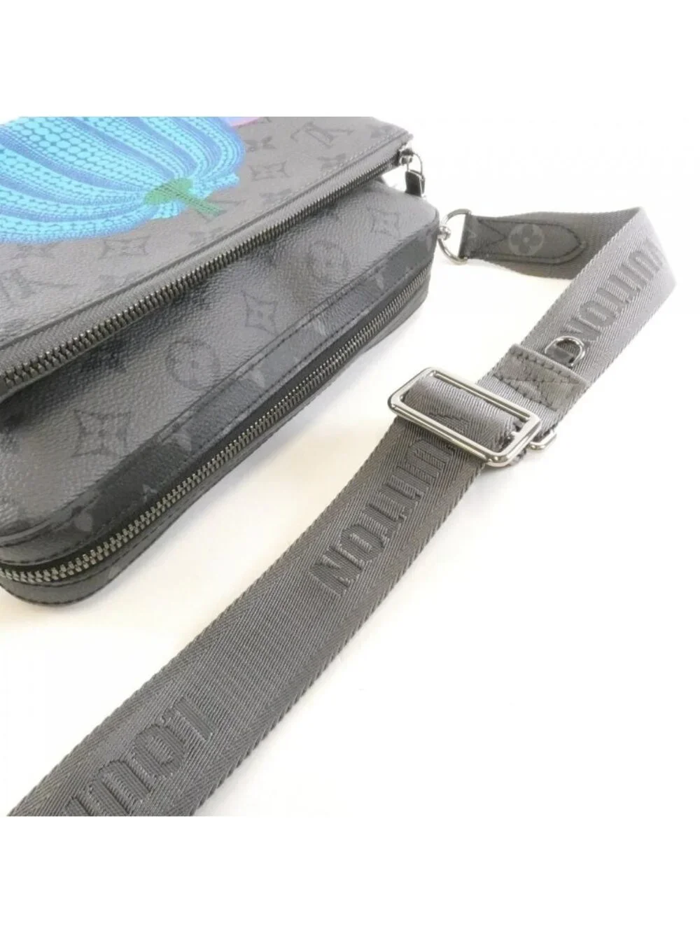 Louis Vuitton Monogram Eclipse Reverse Trio Messenger Shoulder Bag